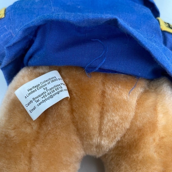 𝅺vintage Handmade Girl Guides Singapore Teddy Bear with Uniform Limited Edition - Picture 10 of 12